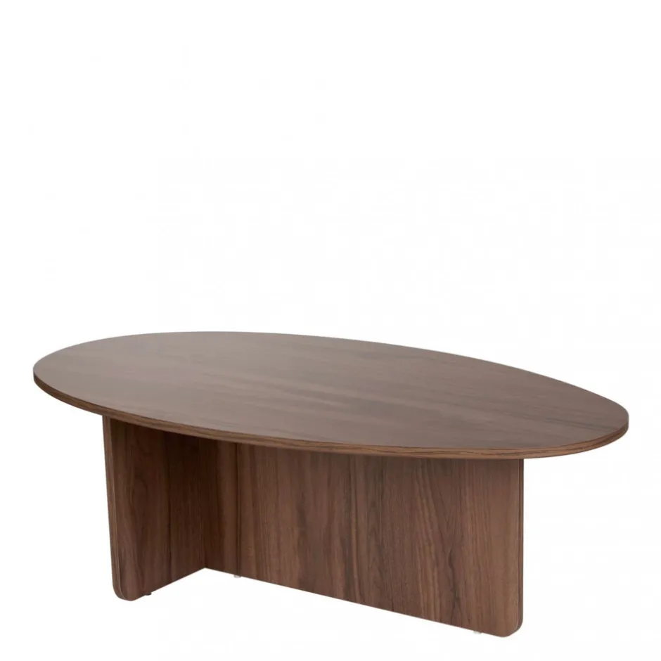 Clearance Drawer ORIS Table basse organique en bois 120x65cm