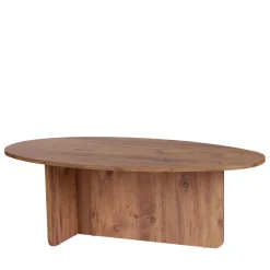 Clearance Drawer ORIS Table basse organique en bois 120x65cm