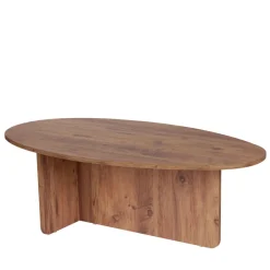 Clearance Drawer ORIS Table basse organique en bois 120x65cm