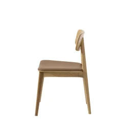 Best No name ORR Lot de 2 chaises en bois et simili