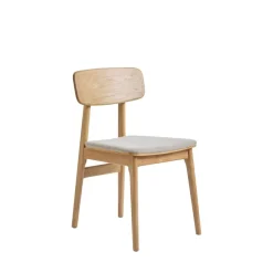 Sale No name ORR Lot de 2 chaises en tissu et bois