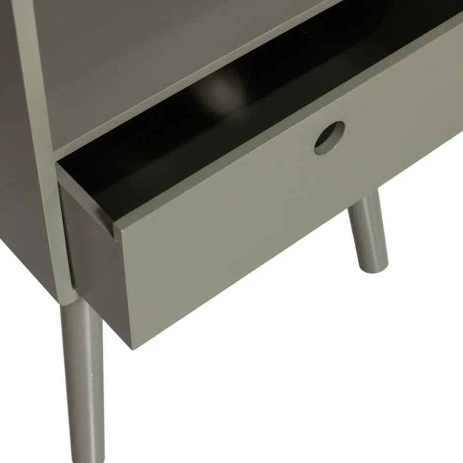 Best Woood OZZY Table de chevet 1 tiroir, 1 niche en bois