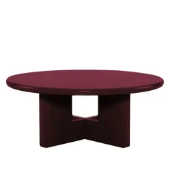 Discount Drawer PALOMA Table basse ronde en bois laqué ø80cm