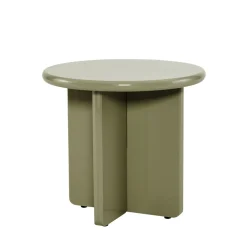 Discount Drawer PALOMA Table d'appoint ronde en bois laqué ø50cm