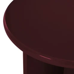 Discount Drawer PALOMA Table d'appoint ronde en bois laqué ø50cm
