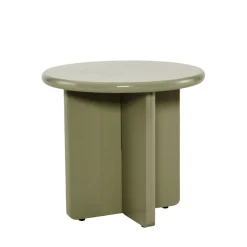 Discount Drawer PALOMA Table d'appoint ronde en bois laqué ø50cm