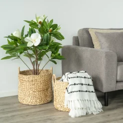 Sale House Nordic PASSO Lot de 2 paniers en jacinthe d’eau