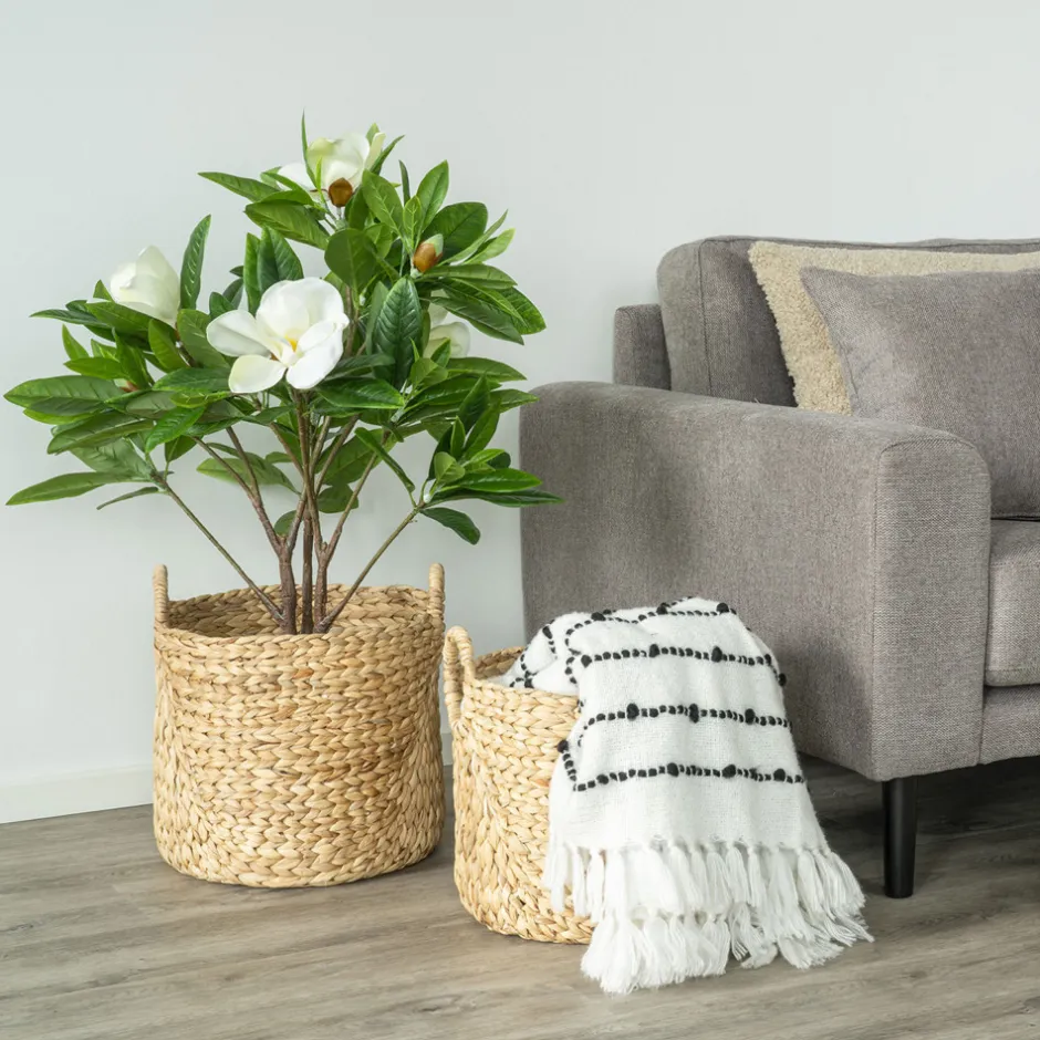 Sale House Nordic PASSO Lot de 2 paniers en jacinthe d’eau