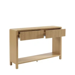 Online No name PAULA Console 2 tiroir en bois L120cm