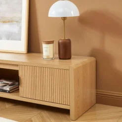 Discount No name PAULA Meuble TV 2 portes en bois L160cm