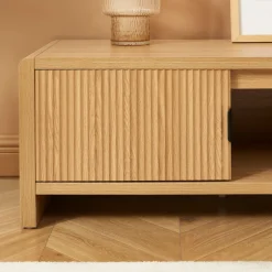 Discount No name PAULA Meuble TV 2 portes en bois L160cm