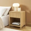 Discount No name PAULA Table de chevet 1 tiroir en bois