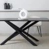 Outlet Venture Home PIAZZA Table à manger 8 personnes en bois et métal