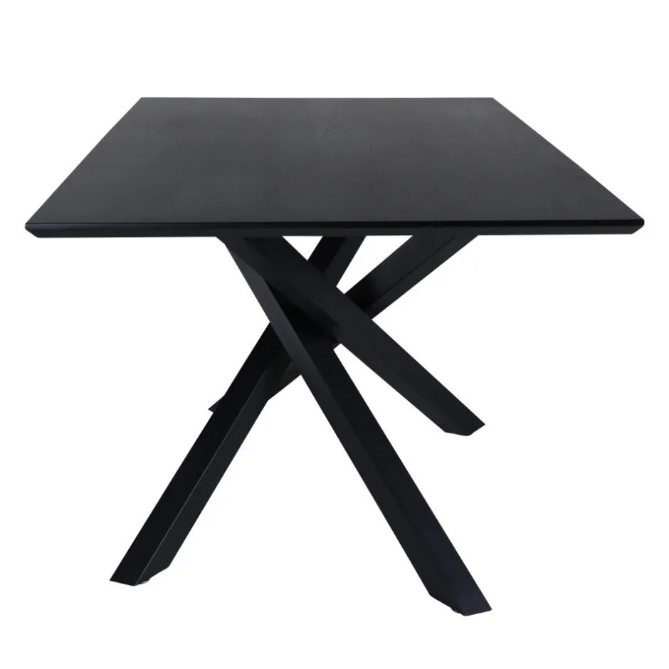 Outlet Venture Home PIAZZA Table à manger 8 personnes en bois et métal