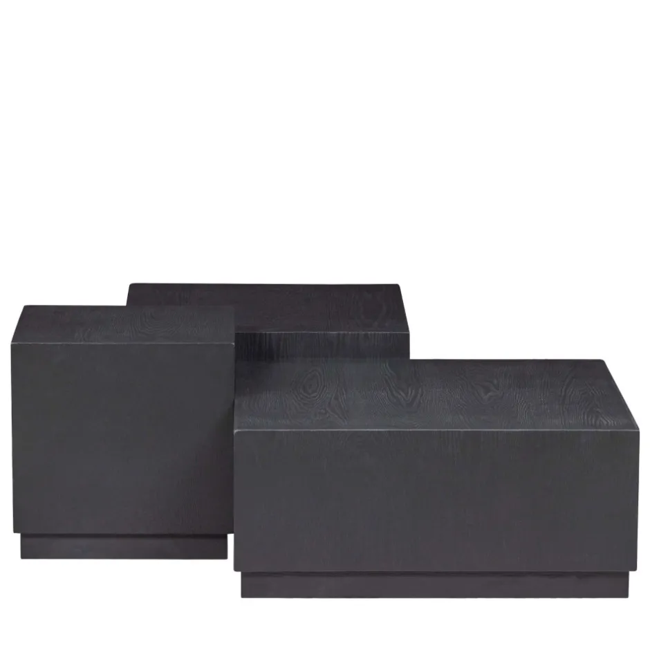 Sale Woood PIM Lot de 3 tables basses en bois