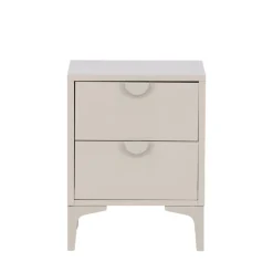 Outlet Venture Home PIRING Table de chevet 2 tiroirs en métal