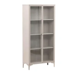 Best Venture Home PIRING Vaisselier 2 portes en verre et métal H190cm