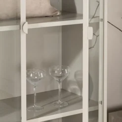 Best Venture Home PIRING Vaisselier 2 portes en verre et métal H190cm
