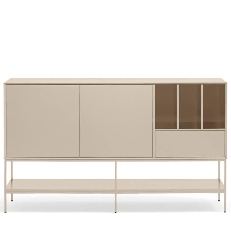 Best Teulat PLATT Buffet 2 portes en bois et métal L166 cm