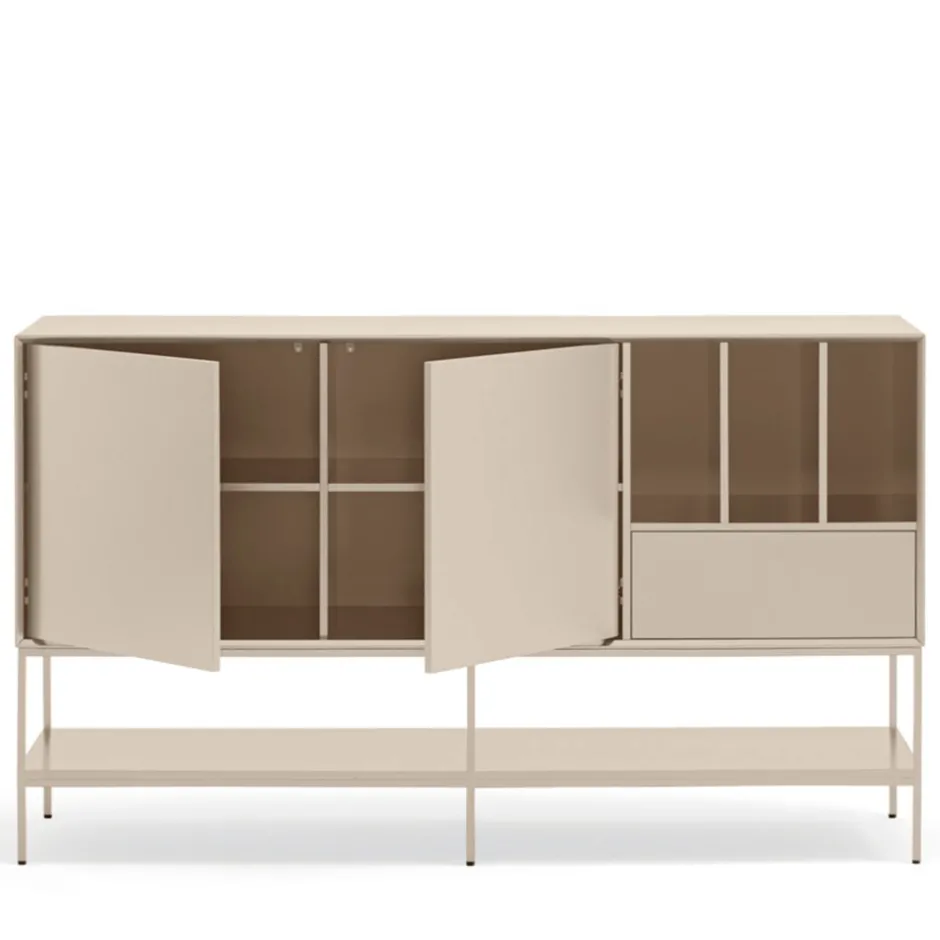 Best Teulat PLATT Buffet 2 portes en bois et métal L166 cm