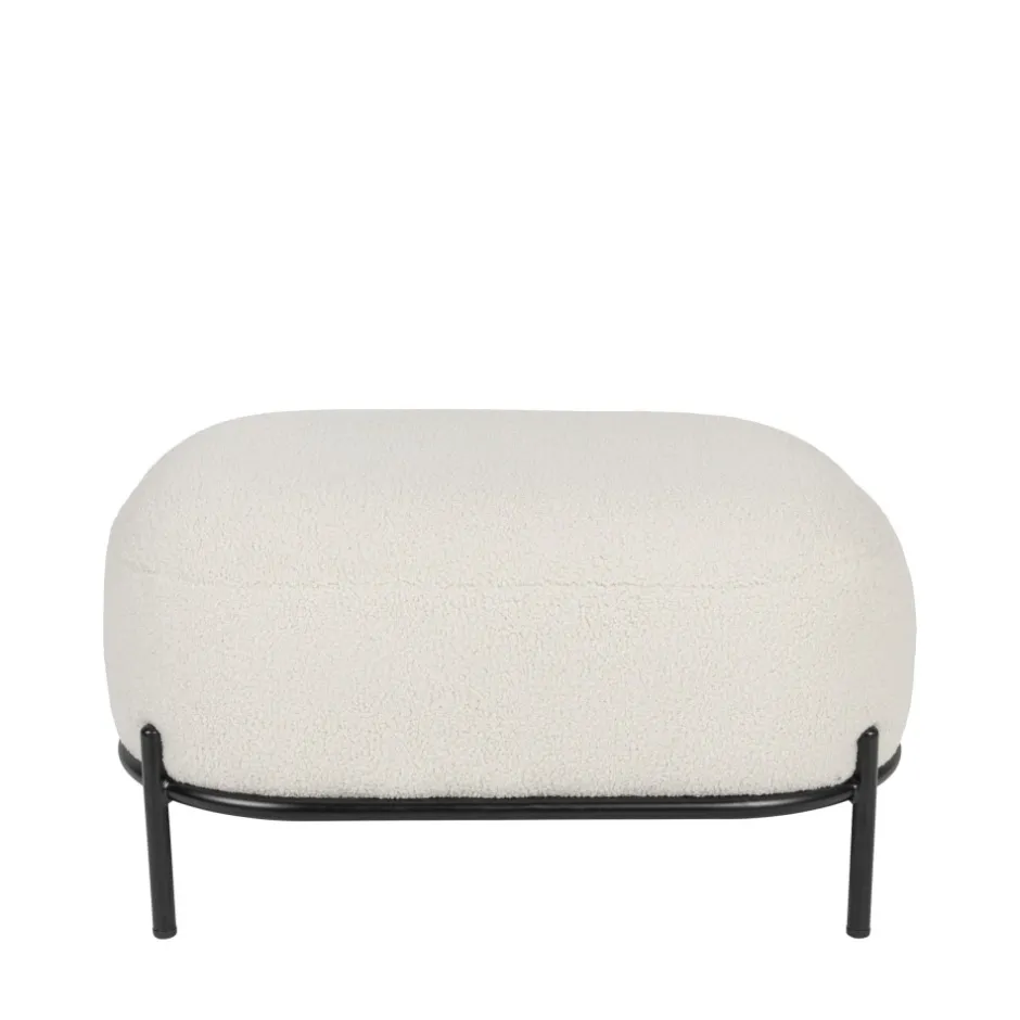 Clearance No name POLLYRepose-pieds en tissu bouclette