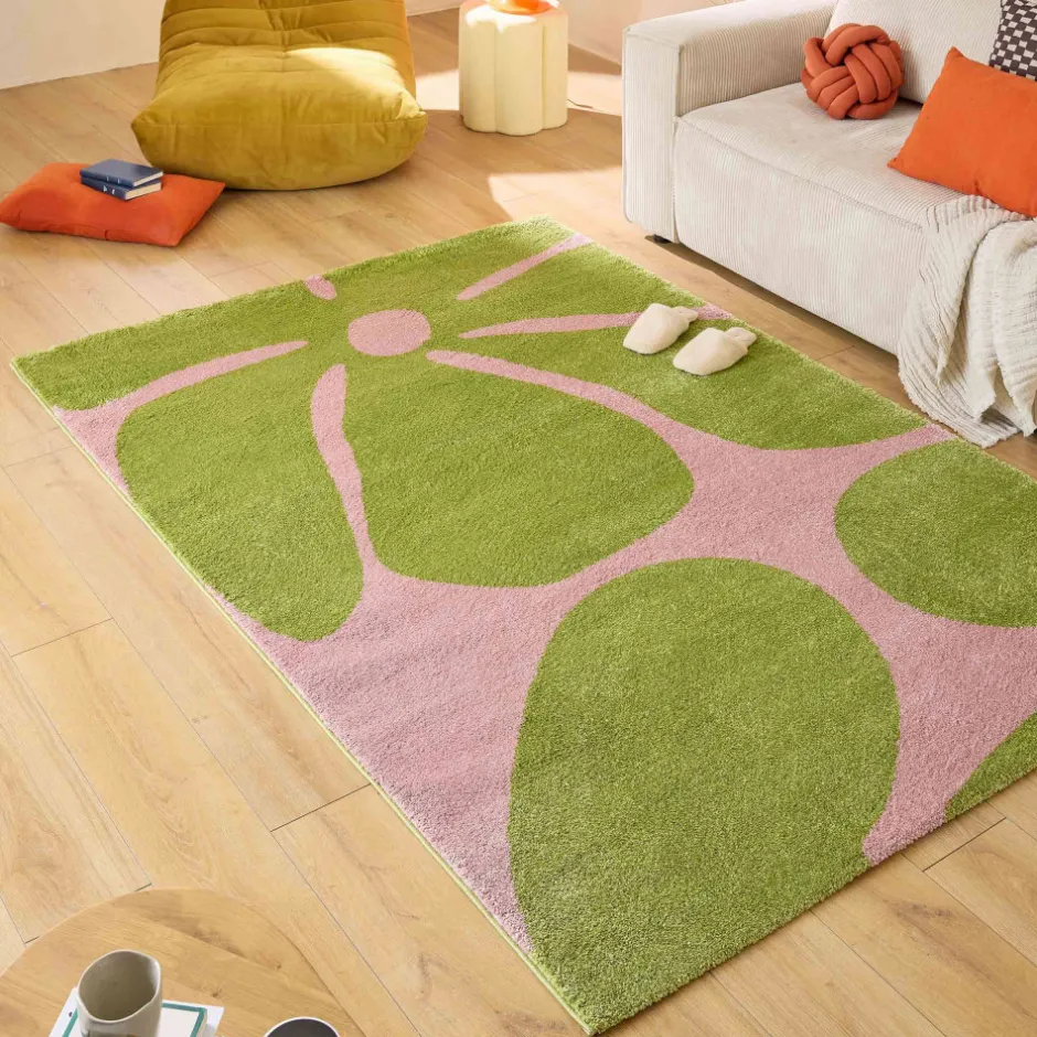 Outlet Drawer POP Tapis vintage à motif floral