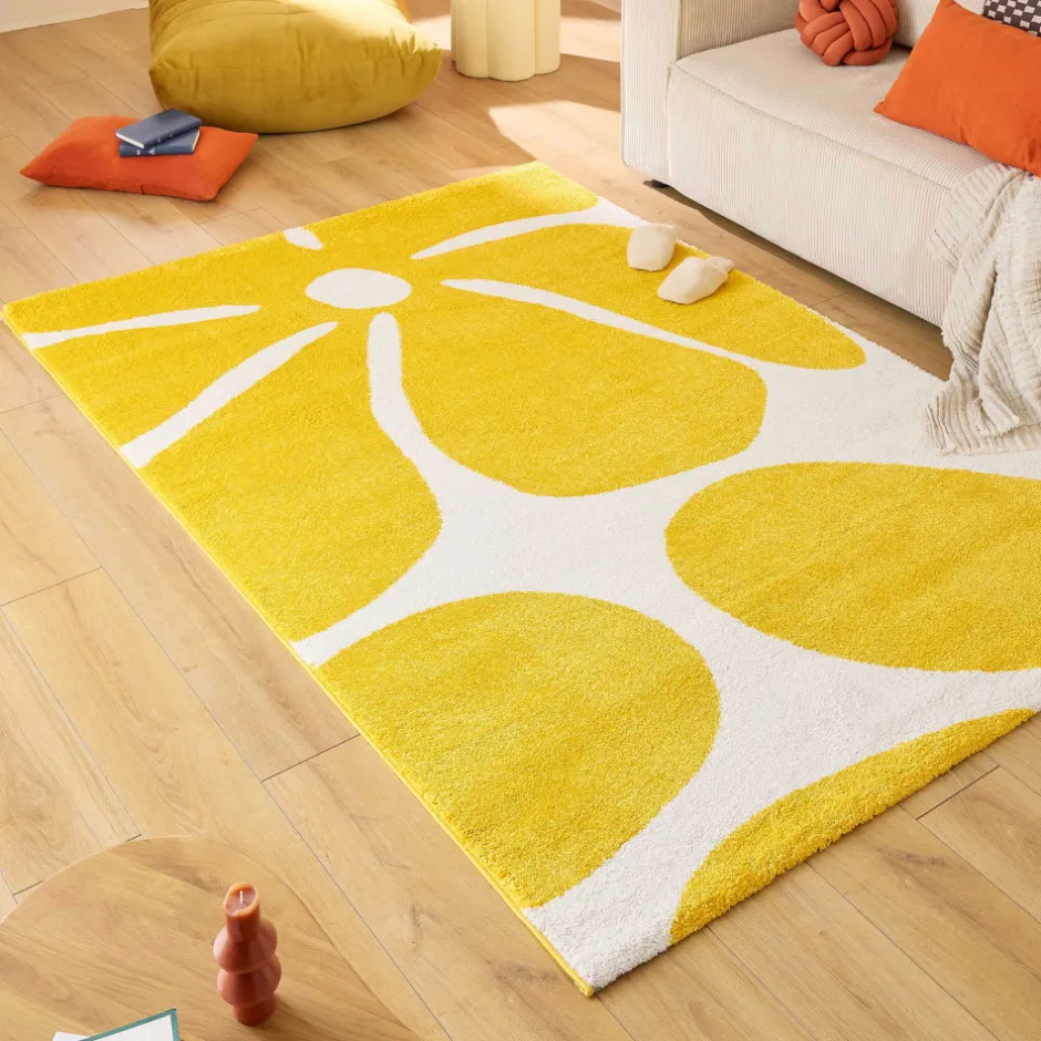 Sale Drawer POP Tapis vintage à motif floral