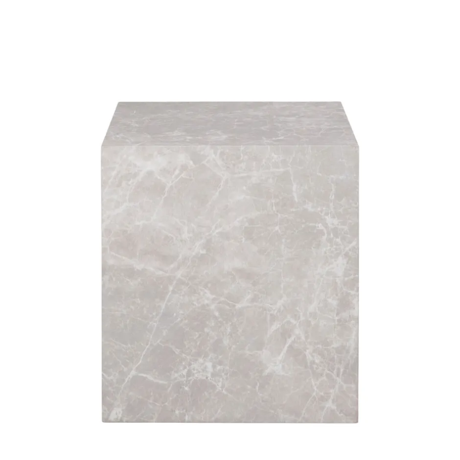 Best House Nordic PRAGUE Table d'appoint effet marbre
