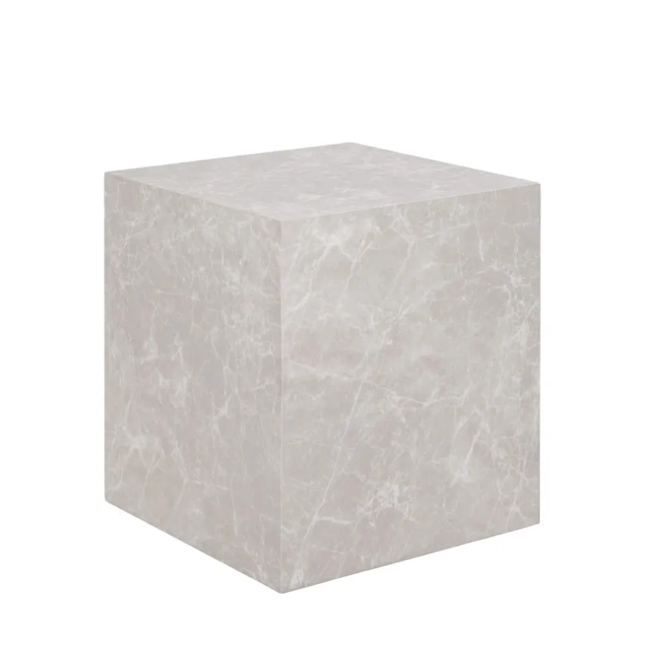 Best House Nordic PRAGUE Table d'appoint effet marbre