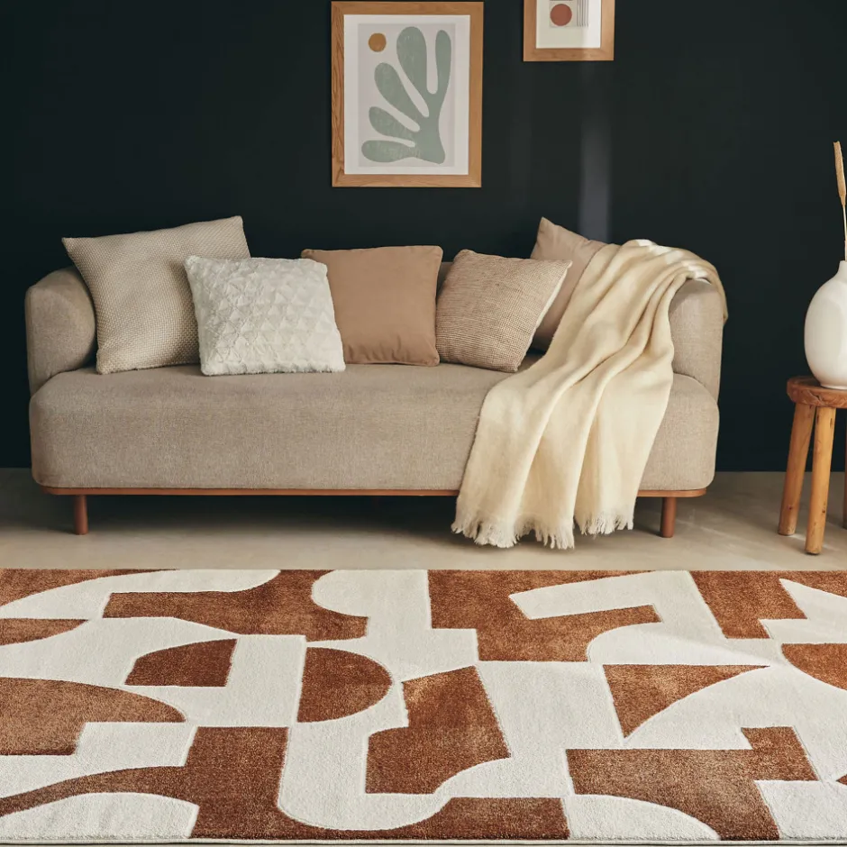 Outlet Drawer PRISMA Tapis contemporain à motif géométrique