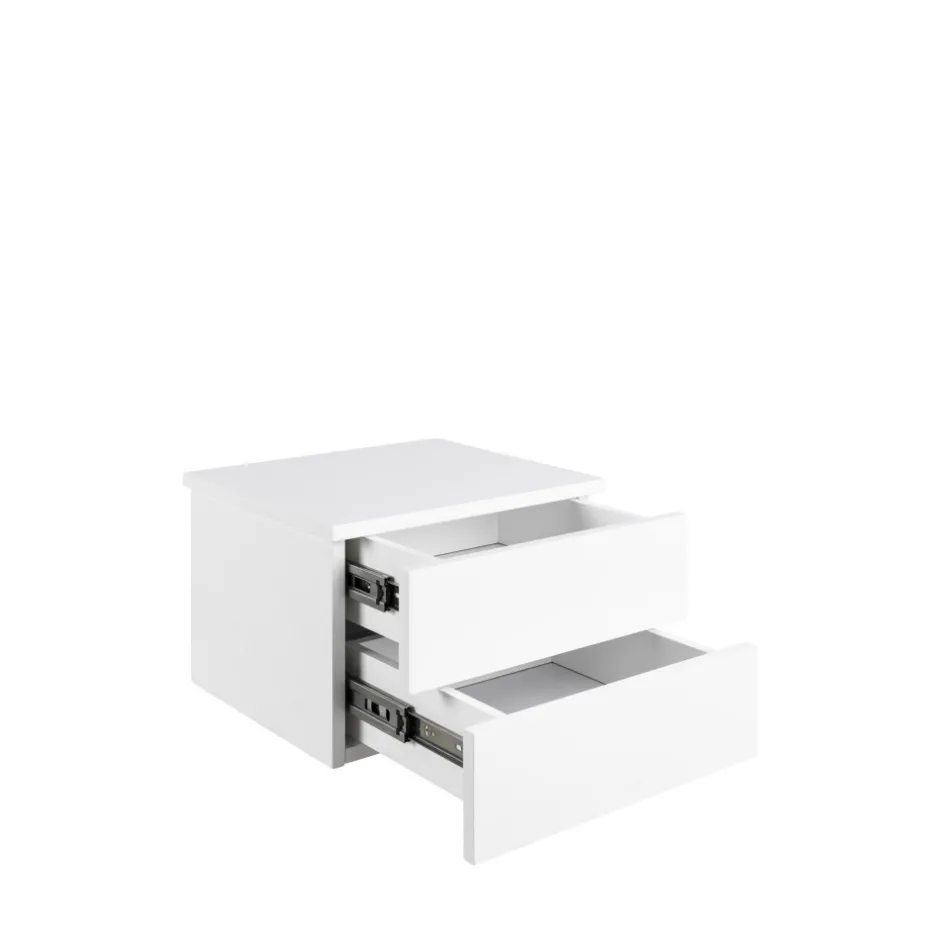 Drawer PUERTO Table de chevet murale 2 tiroirs