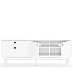 New Teulat PUNTO Buffet en bois 2 portes 2 tiroirs L140cm