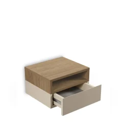 Online Drawer QUENOR Table de chevet murale 1 tiroir en bois