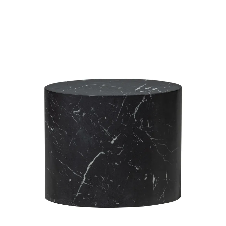New Woood QUINT Table d'appoint ovale en bois 40x24cm