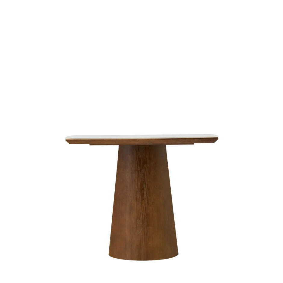 Drawer RENO Table à manger 8 personnes effet marbre et bois