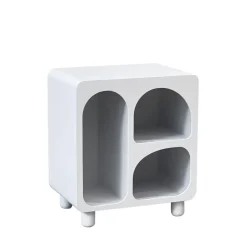 Online Drawer RICHIE Table de chevet 3 niches en bois