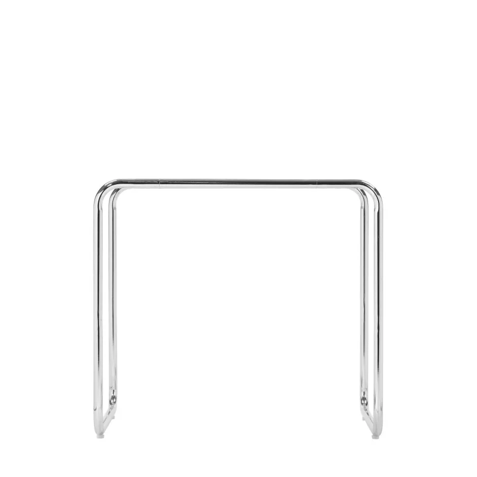Drawer RIKA Table d'appoint en verre pieds chrome