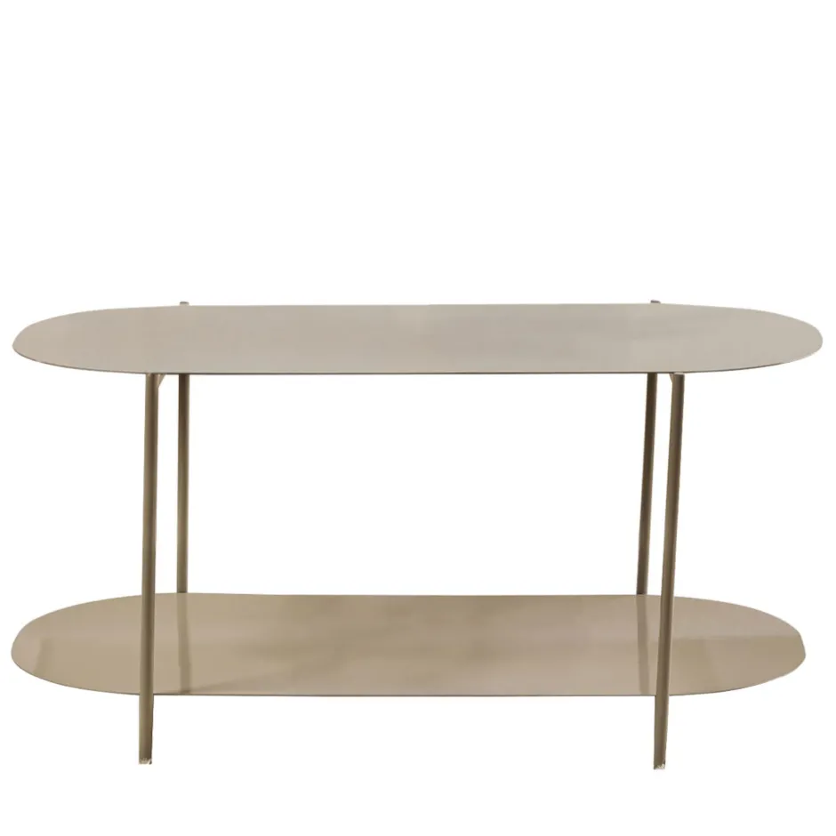 Best Drawer RILO Table basse ovale en métal 100x51cm
