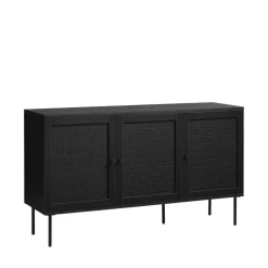 Outlet No name RINTO Buffet 3 portes en bois et métal L140cm