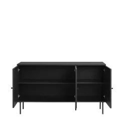 Outlet No name RINTO Buffet 3 portes en bois et métal L140cm