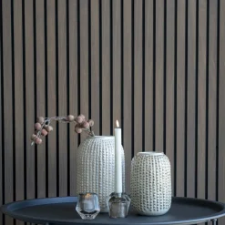 Discount House Nordic RIVAS Vase en grès H25,5cm
