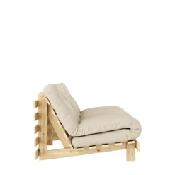 Online Karup Design ROOTS Canapé convertible 160x200cm en bois naturel et tissu