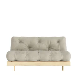 Online Karup Design ROOTS Canapé convertible 160x200cm en bois naturel et tissu