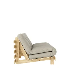 Online Karup Design ROOTS Canapé convertible 160x200cm en bois naturel et tissu