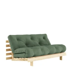 Online Karup Design ROOTS Canapé convertible 160x200cm en bois naturel et tissu