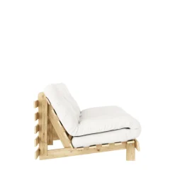 Online Karup Design ROOTS Canapé convertible 160x200cm en bois naturel et tissu