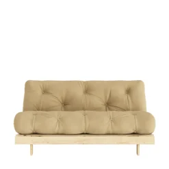 Online Karup Design ROOTS Canapé convertible 160x200cm en bois naturel et tissu