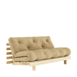 Online Karup Design ROOTS Canapé convertible 160x200cm en bois naturel et tissu