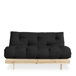 Karup Design ROOTS Canapé convertible 140x200cm en bois naturel et tissu