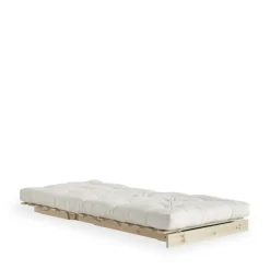Hot Karup Design ROOTS Fauteuil convertible 90x200cm en bois naturel et tissu